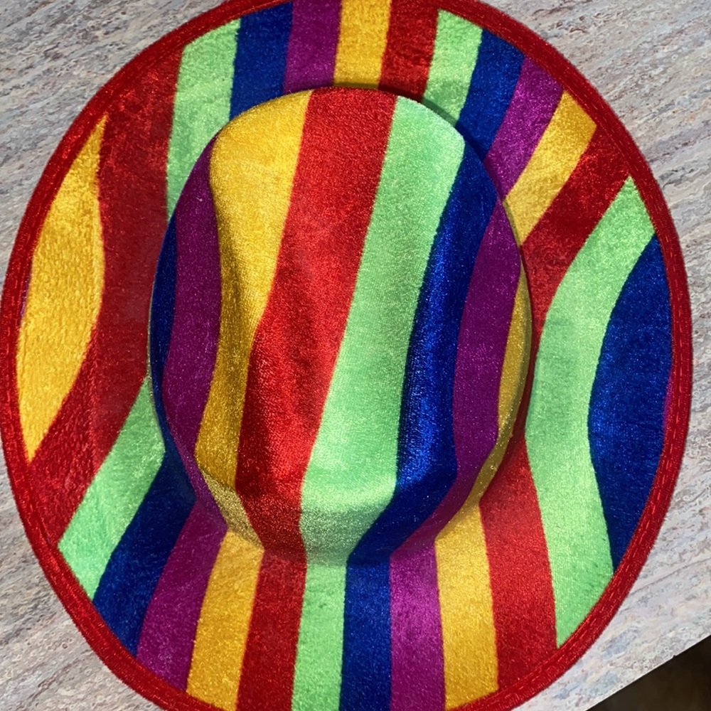 Rainbow Cowboy Hat - Picture 2 of 6